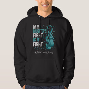 Teal Ribbon Daughn Addence Recovery Awareness Hoodie