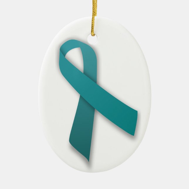 Teal Ribbon ornament (Framsidan)