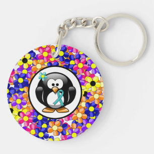 Teal Ribbon Penguin