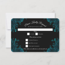 Teal Ro Black Gothic Bröllop OSA Sply