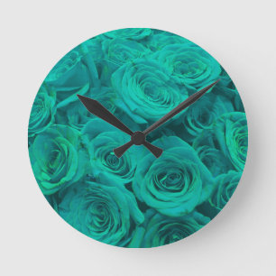 teal ro rund klocka