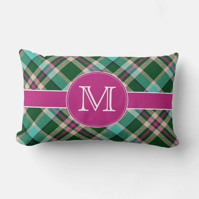 Teal & Rosa Play Lumbar Pillow Lumbarkudde (Framsida)