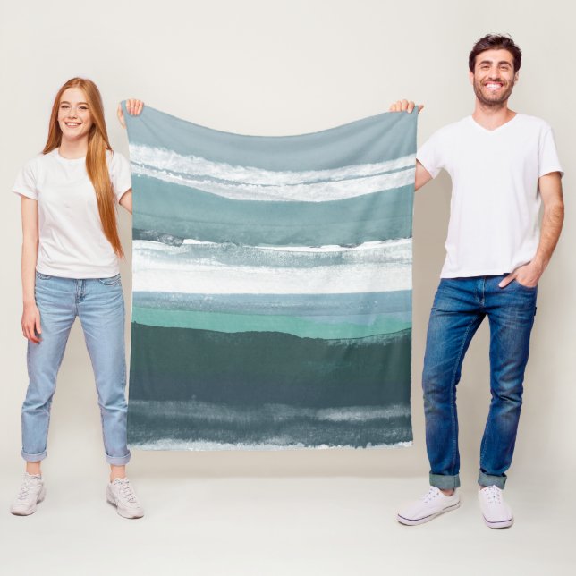 Teal Sea Fleecefilt (På plats)