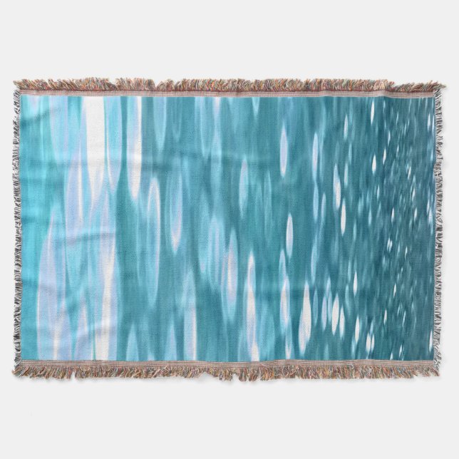 Teal shimmer filt (Framsidan)