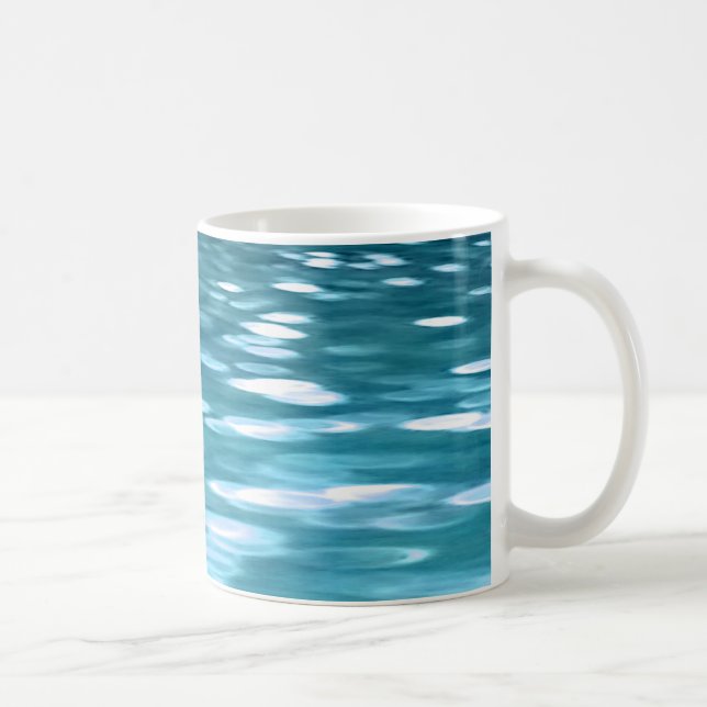 Teal shimmer kaffemugg (Höger)
