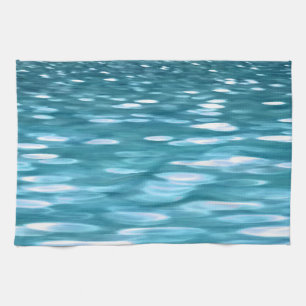 Teal shimmer kökshandduk