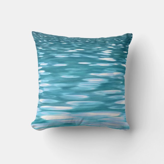 Teal shimmer kudde (Framsida)