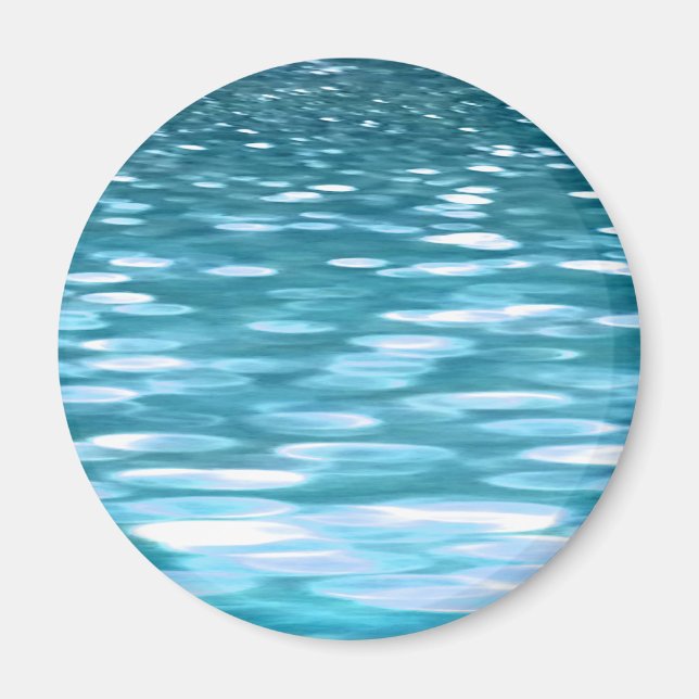 Teal shimmer magnet (Framsidan)