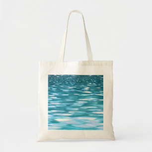 Teal shimmer tygkasse