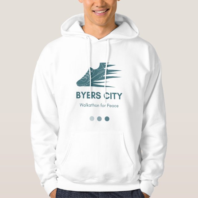 Teal Shoes Hoodie (Framsida)