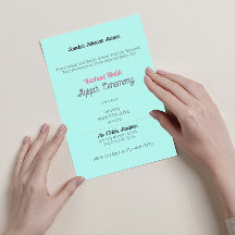 Teal Solid Färg, Flicka Aqiqah Baby Shower