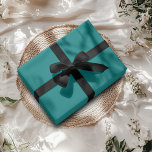 Teal Solid Färg | Klassisk | ELEGANT Presentpapper<br><div class="desc">Teal Solid Färg | Klassisk | ELEGANT | TRENDIG | SNYGGT | Papper presentationsform</div>