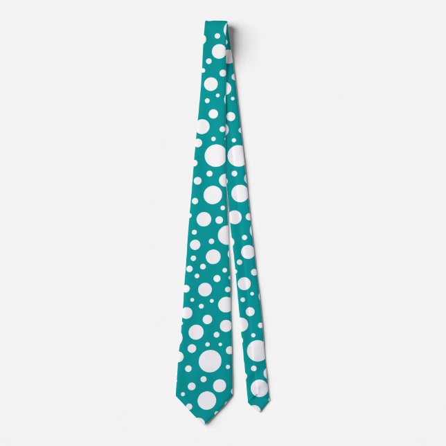 Teal Spots Tie Slips (Framsida)