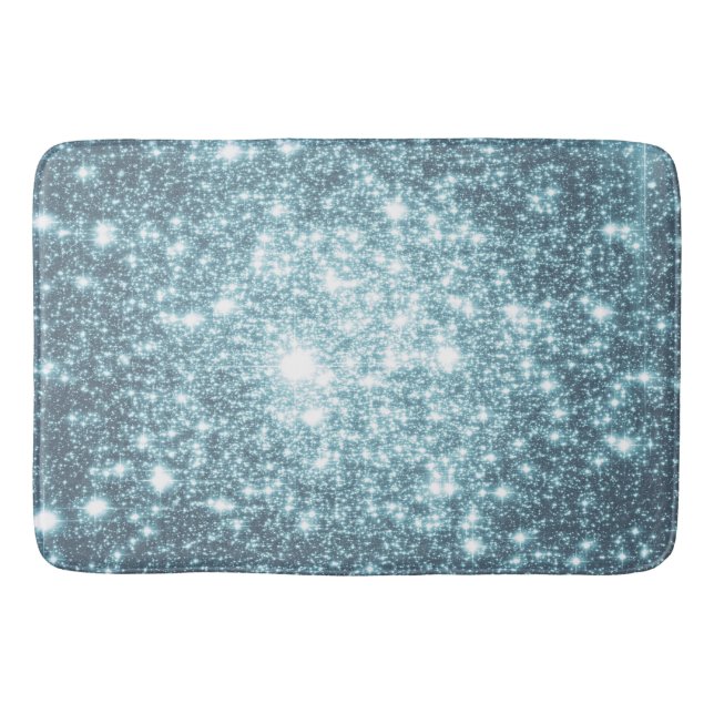 Teal Stars Bath Mat Badrumsmatta (Framsidan)