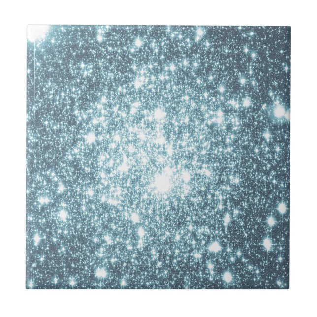 Teal Stars Kakelplatta (Framsidan)