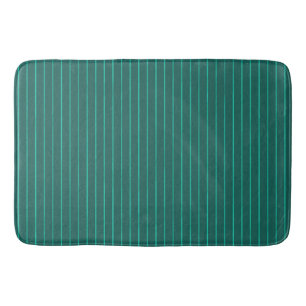 Teal streck badrumsmatta