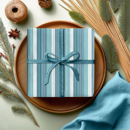 Teal Streck jul Mönster#28 ID1009 Presentpapper