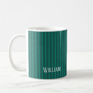 Teal streck kaffemugg