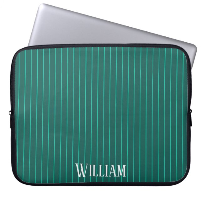 Teal streck laptop fodral (Framsidan)