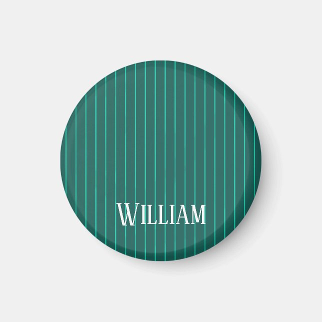 Teal streck magnet (Framsidan)