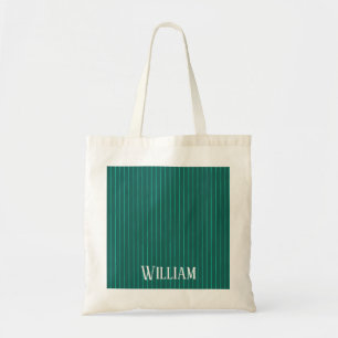 Teal streck tygkasse