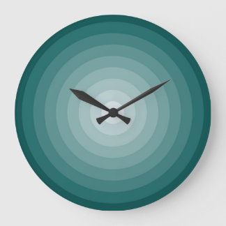 Teal Target Large Wall Clock av Janz Stor Klocka