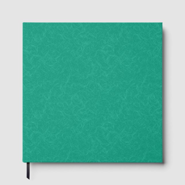 Teal textured surface with subtle swirling pattern gästböcker (Framsida)