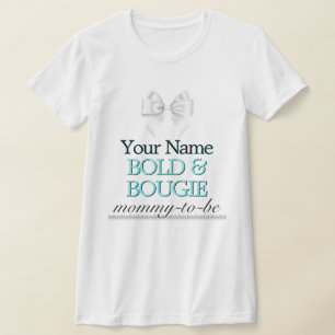 Teal Tiffany Theme Mamma för att bli babyskåpare T Shirt