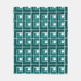 Teal Topsy Turvy Fleecefilt