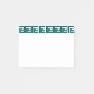 Teal Topsy Turvy Post-it Block