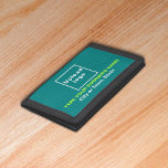 Teal-trifold-nylonplattor för företagsvartvitt<br><div class="desc">Trifold nylon som du kan anpassa för att lägga din verksamhet i namn. Du kan ge det till dina lojala kunder som ge. Ett presentobjekt med ditt företag namn för att bygga medvetenheten om varumärket namn. Ett tillbehör som du kan inkludera i marknadsföring-material för att marknadsföra ditt företag eller ge...</div>