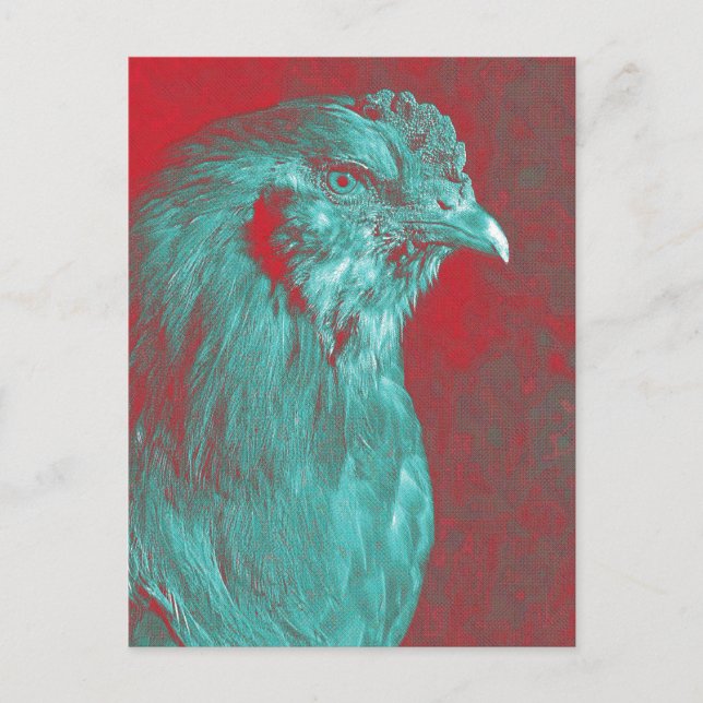 Teal Tupp vykort (Framsida)