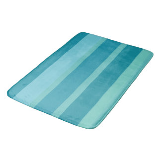 Teal Turcos och Aqua Rand Badrumsmatta
