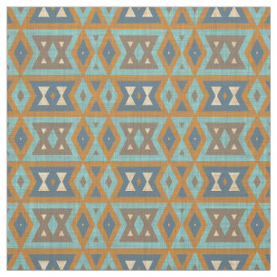 Teal Turcos Orange Brown Eclectic Ethnic look Tyg