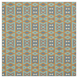 Teal Turcos Orange Brown Eclectic Ethnic look Tyg
