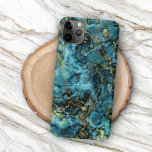 Teal Turkvoise Faux Guld Minerals Agate Mönster<br><div class="desc">Vacker contemporary tealblått grönt, akvakturkos och faux guld färgad agate minerals mönster. Ornat, funky, modern och vismisk hipsterdesign för elegantens konstnärliga mode eller konsty mode diva, höftledsformare, vintage retroart stil eller abstrakt digital geometrisk motif designer. Unik, söt, dekorativ, moderiktig och trendig motiv som finns på snyggt, söt, roligt och klassbara...</div>