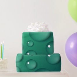 Teal Vatten Drop Struktur Presentpapper