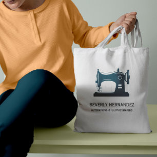 Teal Vintage Sewing Maskin Seamstress Tygkasse