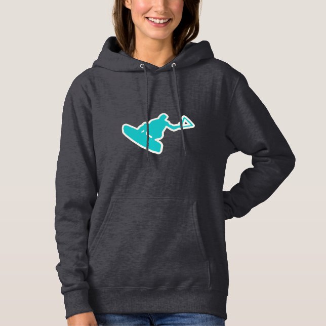 Teal Wakeboarder Tee Shirt (Framsida)