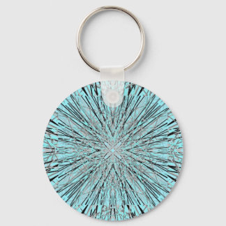 Teal warp factor 5 keychian nyckelring