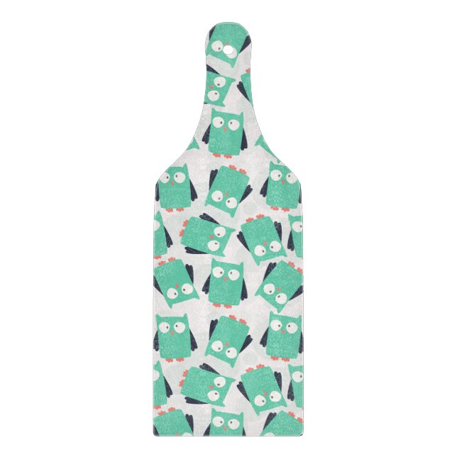 Teal Whimsical Uggla (Framsidan)