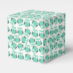 Teal Whimsical Uggla Presentaskar