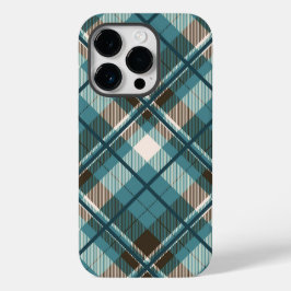 Tealblå Brun Karoad iPhone-fodral