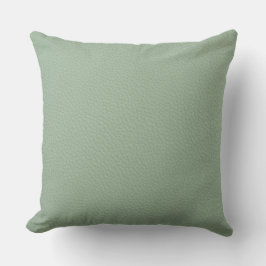 Tealblå läderlook tryckt kudde