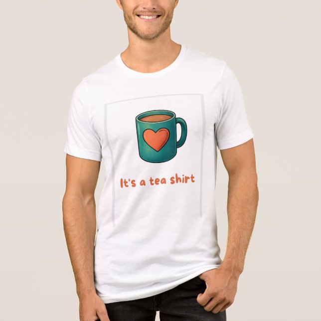 teälskare citat t-shirt design (Framsida)