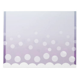 Tealy-Lila Bubbles Anteckningsblock