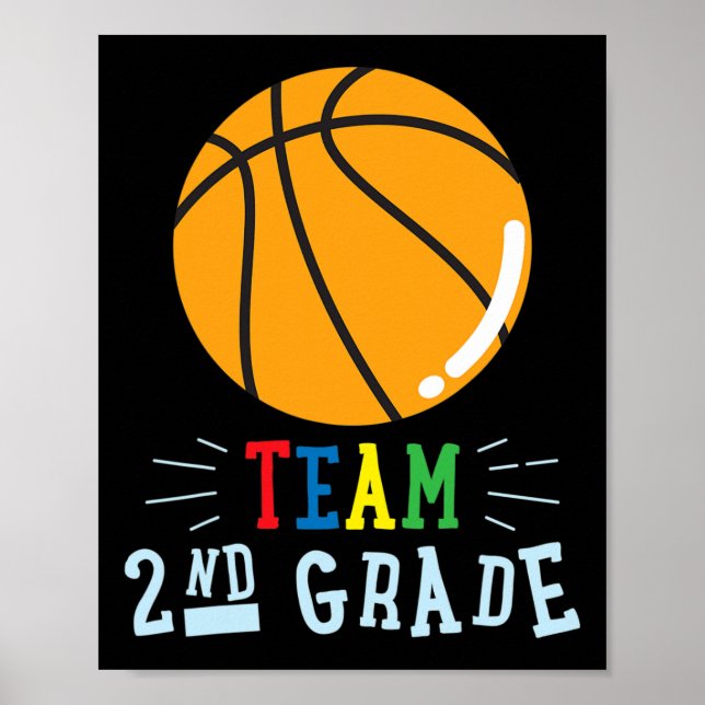 Team 2:a klass Sketll Matchande Ck Till Skolan Poj Poster (Framsidan)