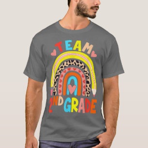 Team 2: Klass Rainbow Leopard Back to school Teac T Shirt