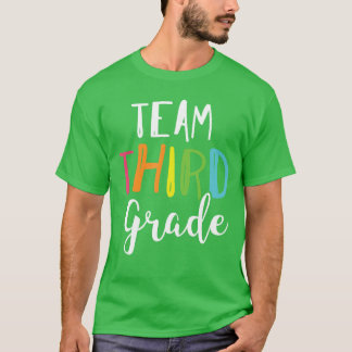 Team 3:e Tredje Klass Lärare Tillbaka Till Skolan T Shirt