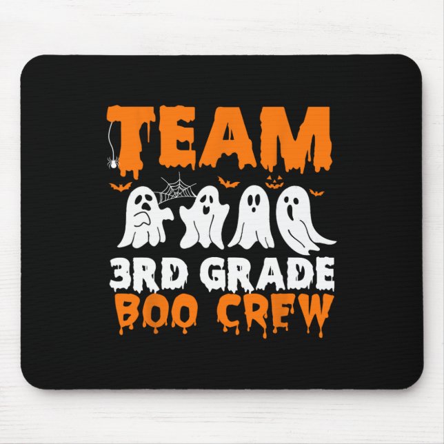 Team 3rd Klass Boo Crew Halloween Ghost Musmatta (Framsidan)